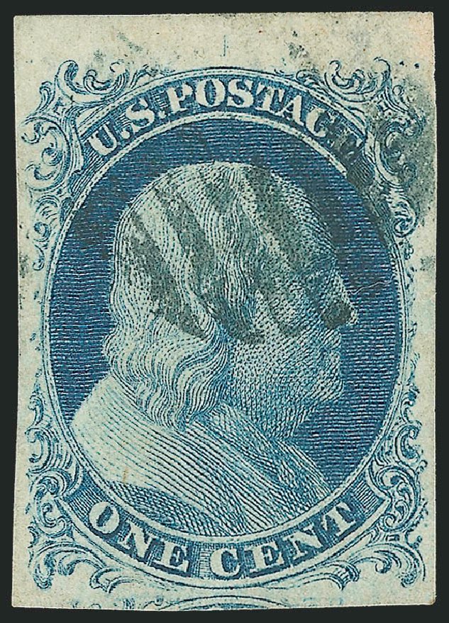 Cost of US Stamp Scott Cat. #9: 1c 1852 Franklin. Robert Siegel Auction Galleries, Oct 2010, Sale 997, Lot 5147