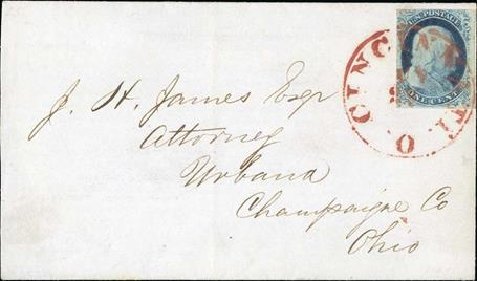 Price of US Stamp Scott Catalogue #9: 1852 1c Franklin. Spink Shreves Galleries, Jan 2015, Sale 150, Lot 37