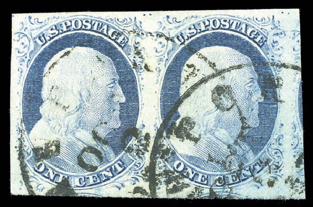 Cost of US Stamps Scott Catalogue # 9: 1852 1c Franklin. Matthew Bennett International, Sep 2010, Sale 331, Lot 338