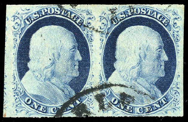 US Stamps Prices Scott Cat. #9: 1c 1852 Franklin. Matthew Bennett International, Feb 2015, Sale 351, Lot 28