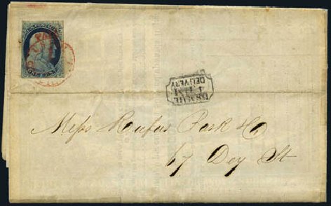 US Stamp Prices Scott Catalog # 9 - 1852 1c Franklin. Harmer-Schau Auction Galleries, Jan 2013, Sale 96, Lot 398