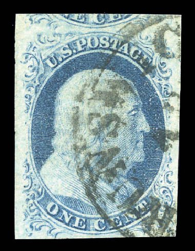 Price of US Stamp Scott 9: 1c 1852 Franklin. Daniel Kelleher Auctions, May 2015, Sale 669, Lot 2378