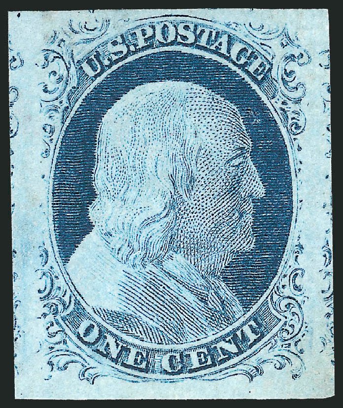 Price of US Stamps Scott Catalogue # 9: 1c 1852 Franklin. Robert Siegel Auction Galleries, Jun 2012, Sale 1025, Lot 78