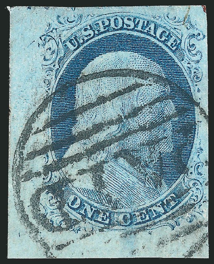 Price of US Stamps Scott Catalogue 9: 1c 1852 Franklin. Robert Siegel Auction Galleries, Sep 2009, Sale 976, Lot 1118