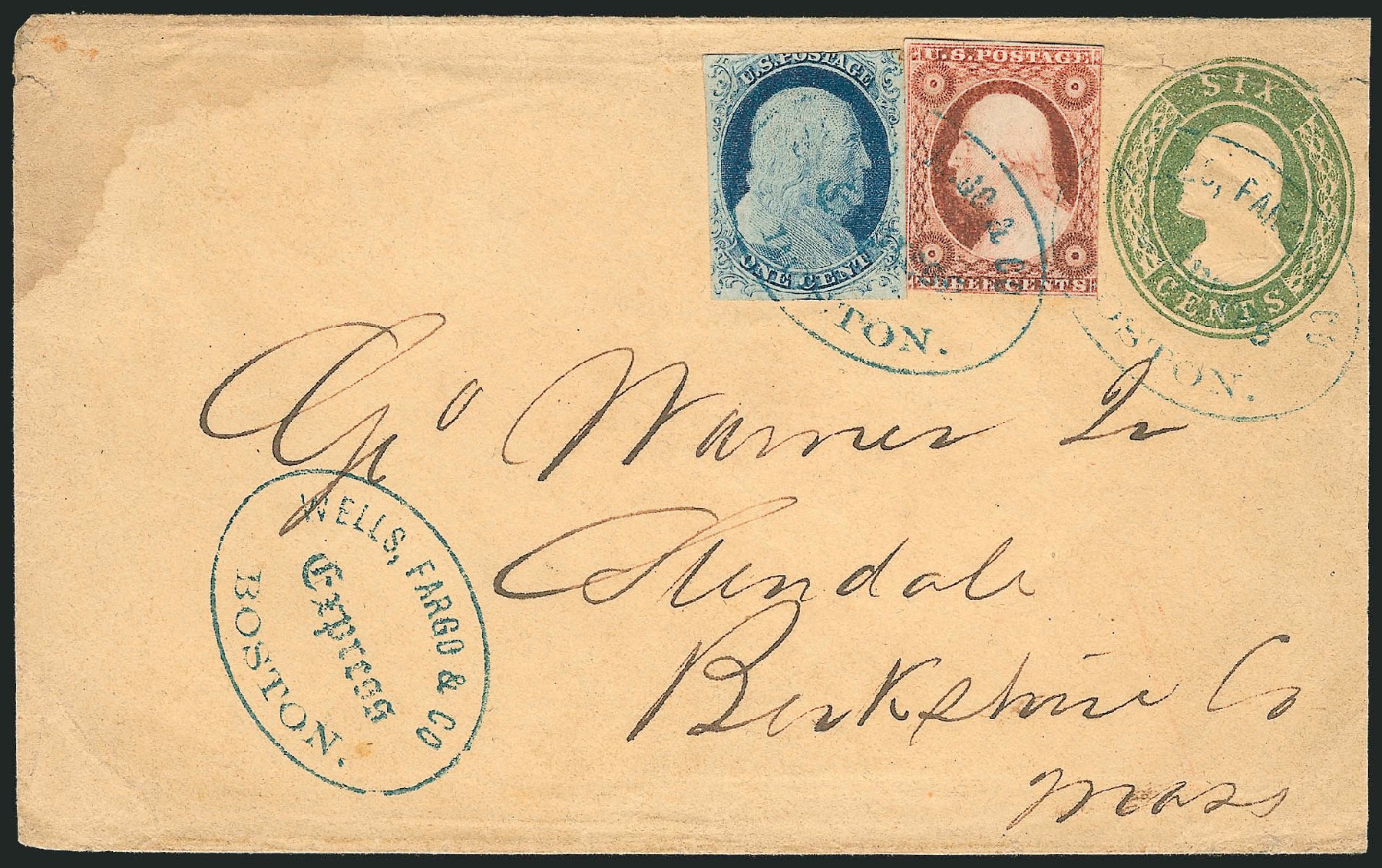 Cost of US Stamps Scott Catalogue # 9: 1852 1c Franklin. Robert Siegel Auction Galleries, Sep 2010, Sale 994, Lot 888