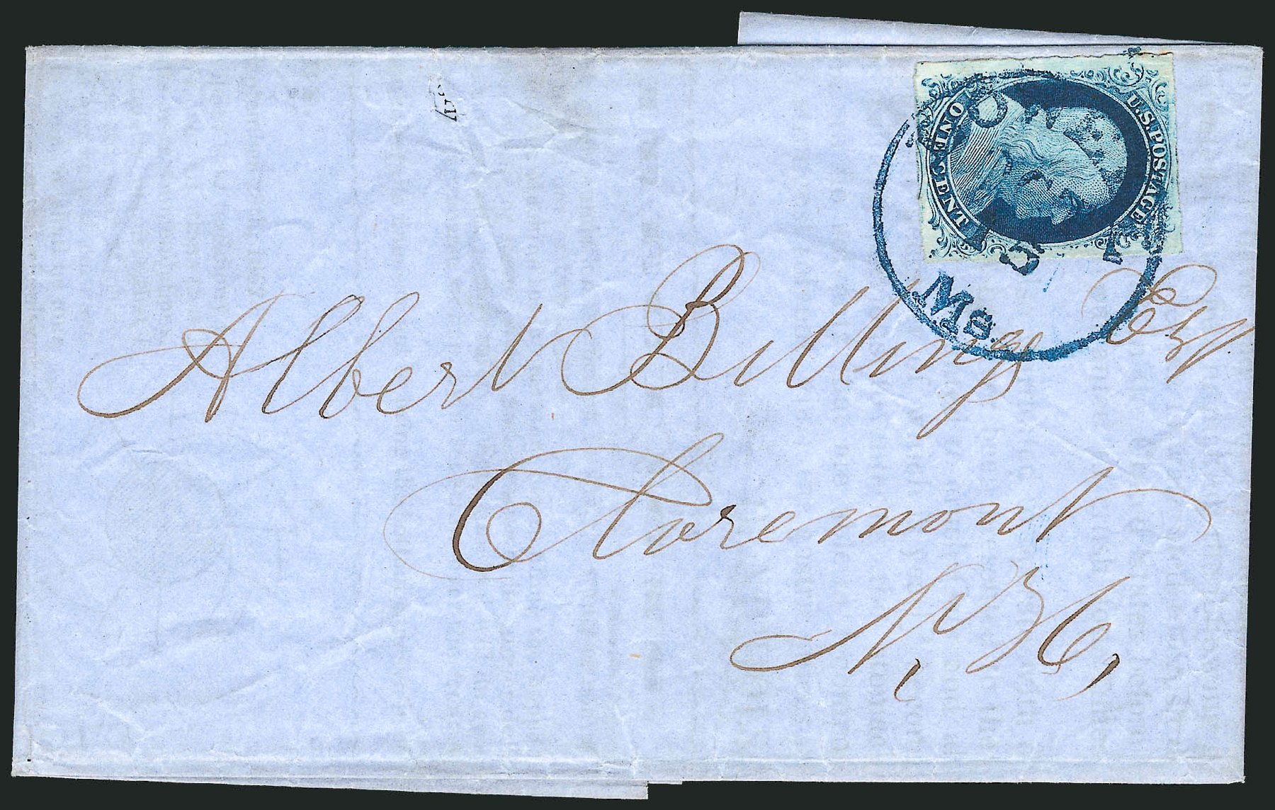 Price of US Stamps Scott Catalogue #9: 1c 1852 Franklin. Robert Siegel Auction Galleries, Dec 2010, Sale 998, Lot 268