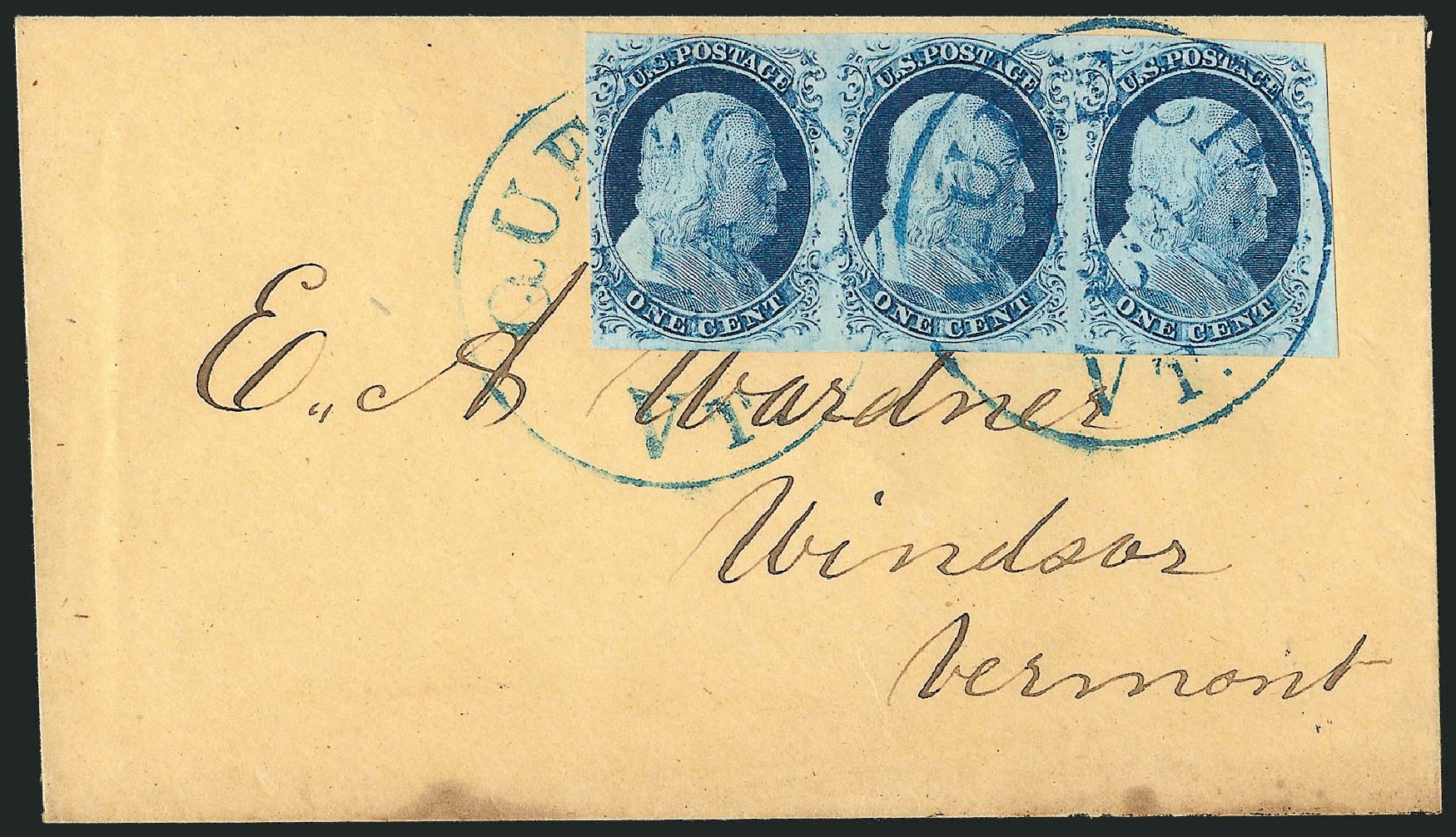 US Stamp Prices Scott #9: 1852 1c Franklin. Robert Siegel Auction Galleries, Dec 2010, Sale 998, Lot 278