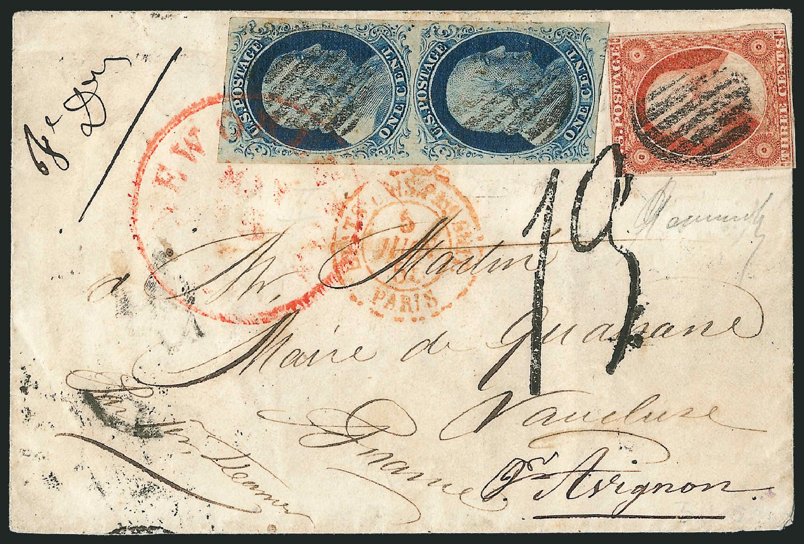 Cost of US Stamps Scott Catalog # 9: 1c 1852 Franklin. Robert Siegel Auction Galleries, Dec 2010, Sale 998, Lot 298