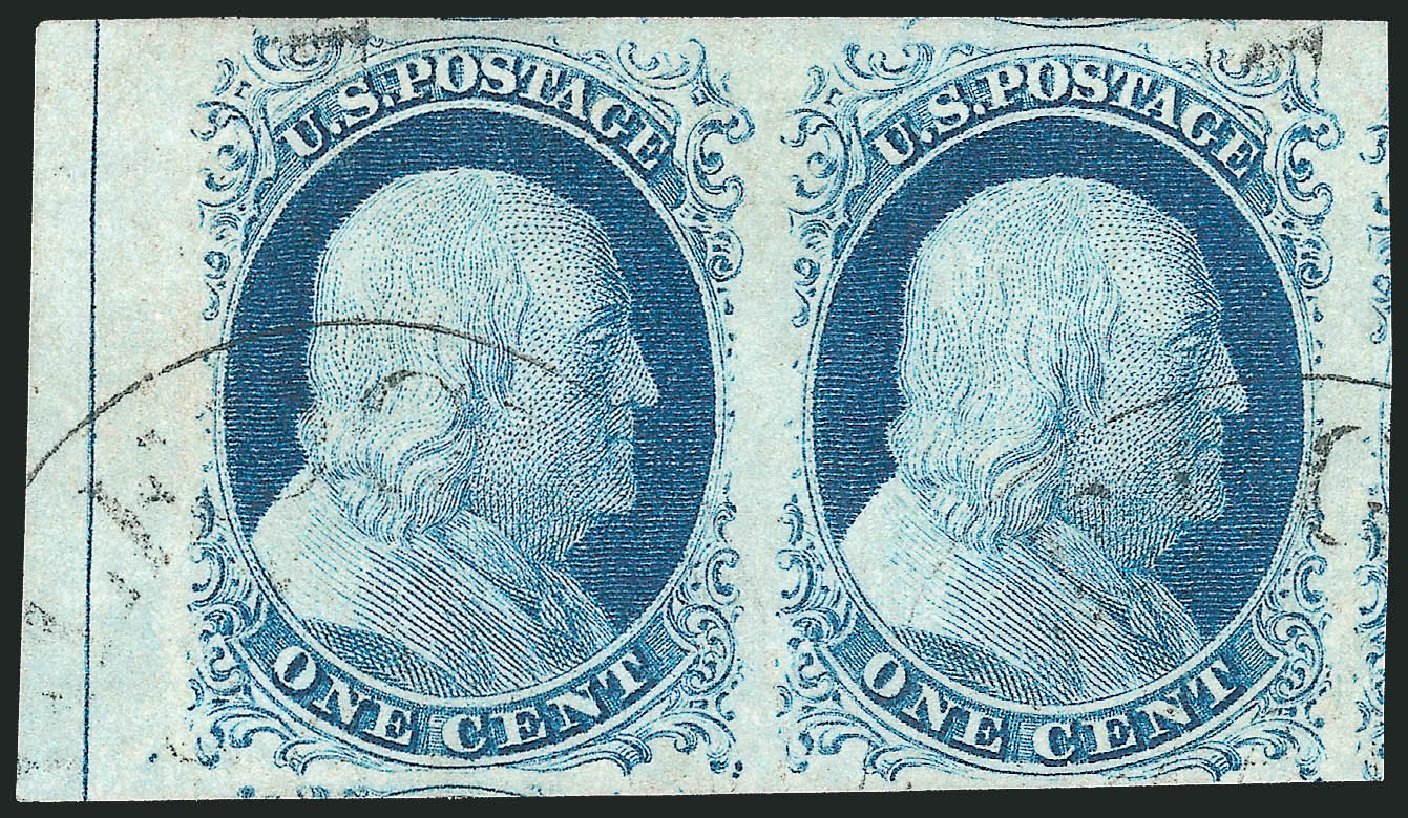 US Stamps Value Scott # 9: 1852 1c Franklin. Robert Siegel Auction Galleries, Dec 2010, Sale 998, Lot 98