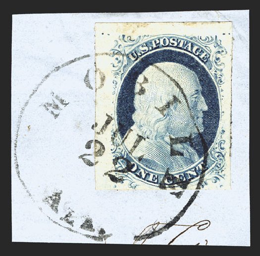 Price of US Stamps Scott # 9 - 1852 1c Franklin. Spink Shreves Galleries, Mar 2013, Sale 142, Lot 138