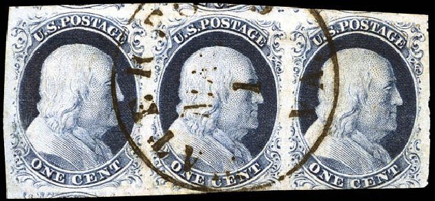 Price of US Stamps Scott Cat. #9: 1c 1852 Franklin. Matthew Bennett International, Sep 2011, Sale 338, Lot 1679