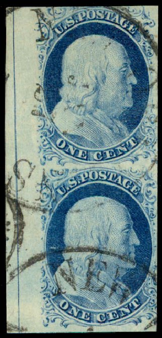 US Stamps Prices Scott Catalogue # 9 - 1c 1852 Franklin. Daniel Kelleher Auctions, May 2015, Sale 669, Lot 2379