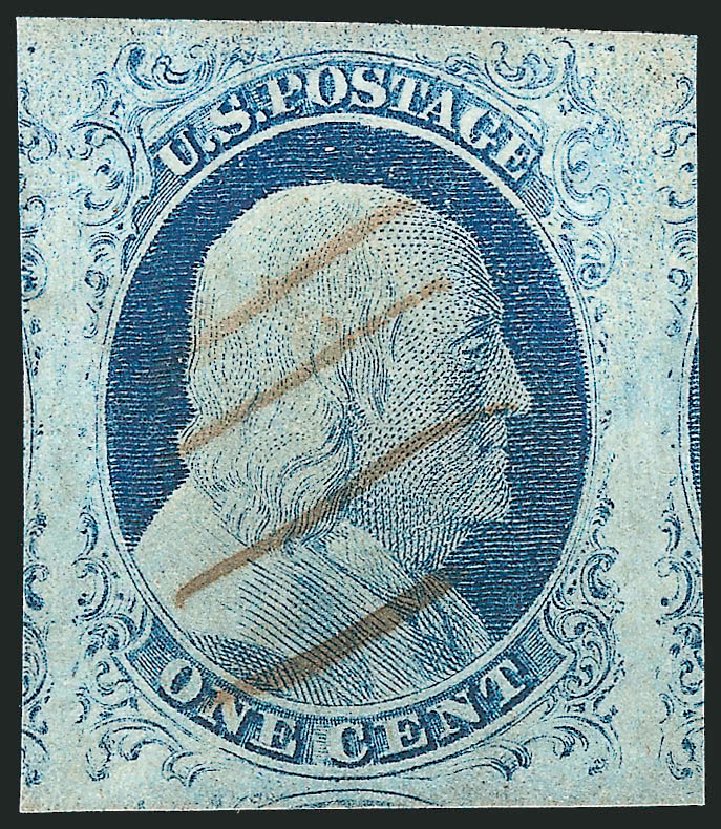 Prices of US Stamp Scott Cat. 9: 1852 1c Franklin. Robert Siegel Auction Galleries, Mar 2012, Sale 1019, Lot 339