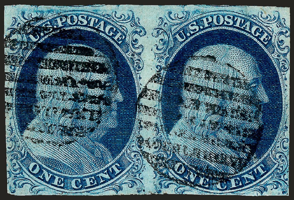 Price of US Stamp Scott Catalogue 9: 1c 1852 Franklin. Robert Siegel Auction Galleries, Oct 2008, Sale 963, Lot 129