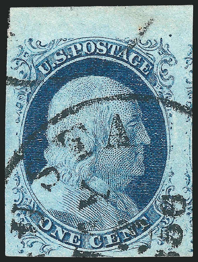 Values of US Stamp Scott Catalog #9 - 1852 1c Franklin. Robert Siegel Auction Galleries, Sep 2010, Sale 994, Lot 829