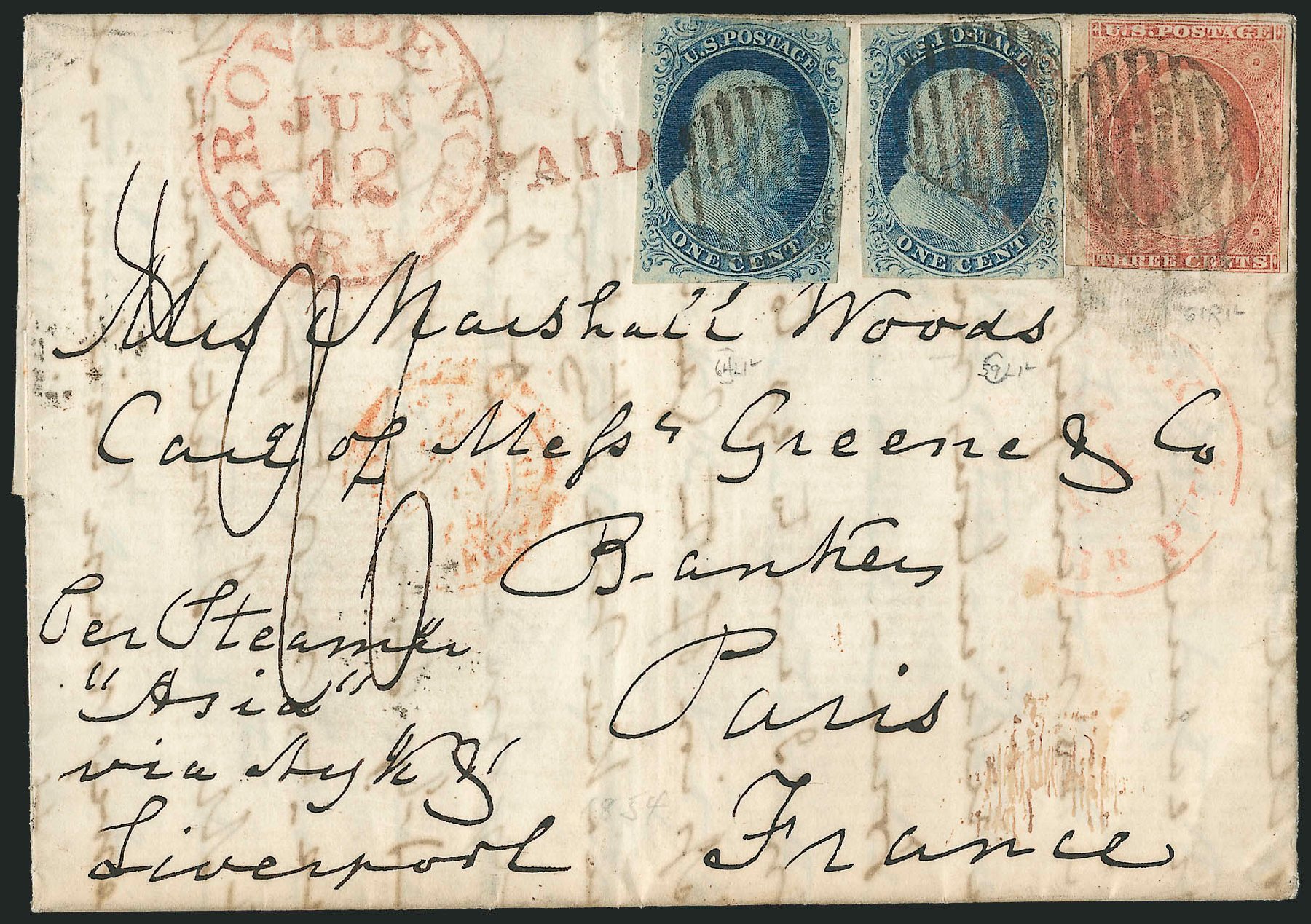 Value of US Stamps Scott Catalog 9 - 1c 1852 Franklin. Robert Siegel Auction Galleries, Sep 2010, Sale 994, Lot 899