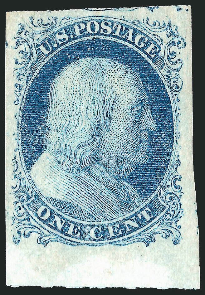 Cost of US Stamps Scott Catalog #9 - 1852 1c Franklin. Robert Siegel Auction Galleries, Dec 2010, Sale 998, Lot 119