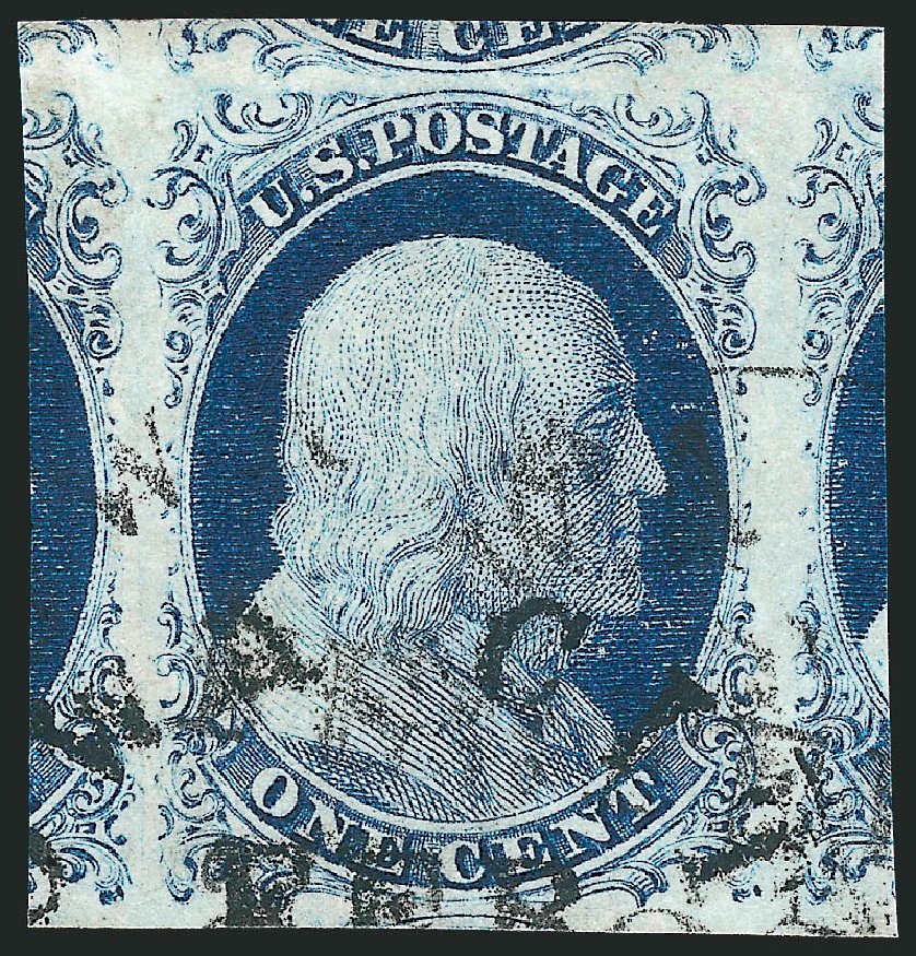 Value of US Stamps Scott Cat. #9: 1c 1852 Franklin. Robert Siegel Auction Galleries, Dec 2010, Sale 998, Lot 189