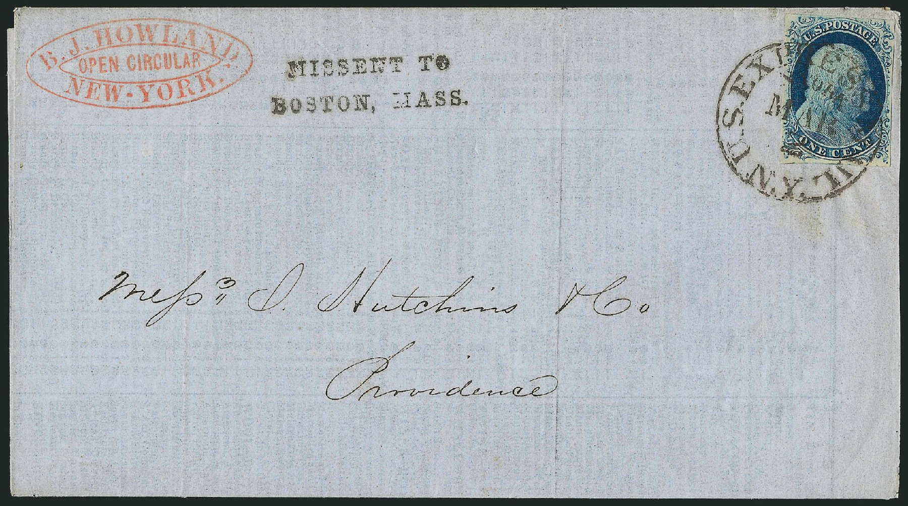 Value of US Stamps Scott Cat. #9: 1c 1852 Franklin. Robert Siegel Auction Galleries, Dec 2010, Sale 998, Lot 249