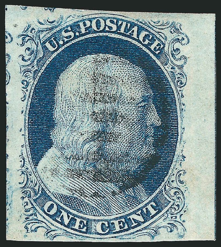 Cost of US Stamp Scott Cat. 9 - 1c 1852 Franklin. Robert Siegel Auction Galleries, Dec 2010, Sale 998, Lot 89