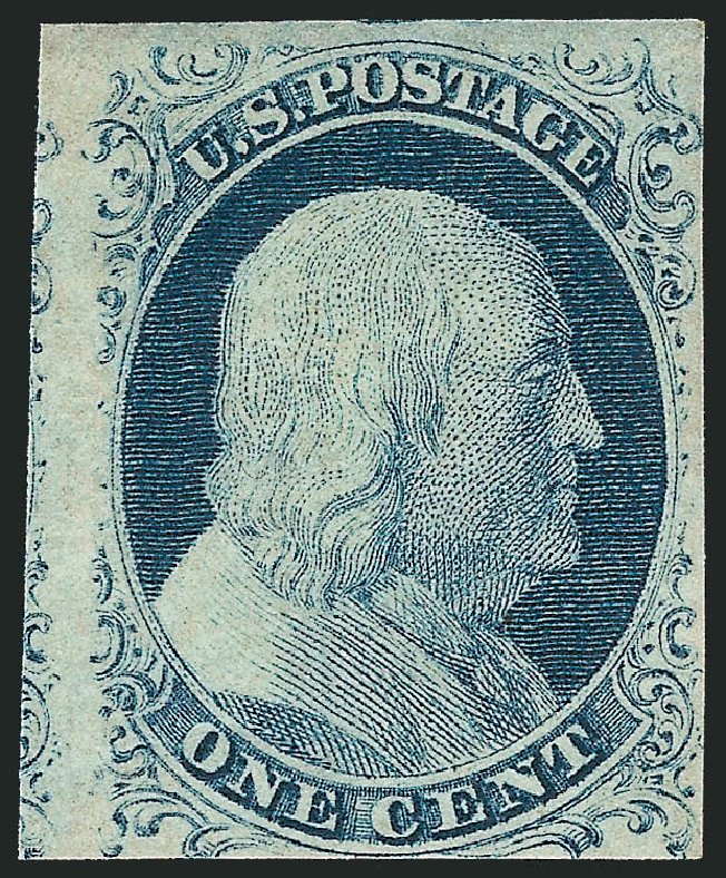 Costs of US Stamp Scott Catalog # 9: 1852 1c Franklin. Robert Siegel Auction Galleries, Nov 2013, Sale 1057, Lot 560