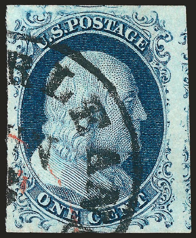 Value of US Stamps Scott Catalog 9: 1c 1852 Franklin. Robert Siegel Auction Galleries, Oct 2008, Sale 963, Lot 120
