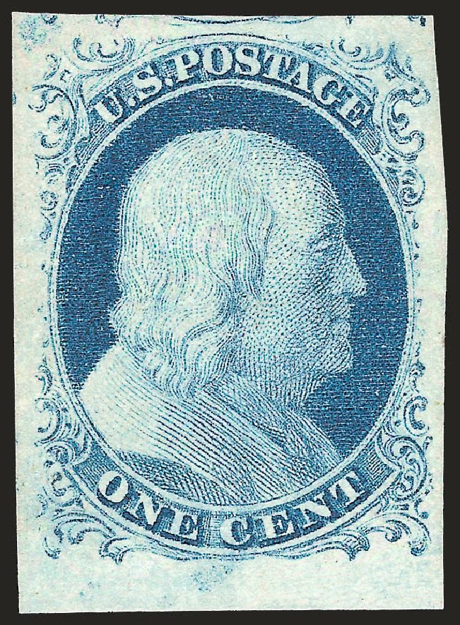 Value of US Stamps Scott #9: 1852 1c Franklin. Robert Siegel Auction Galleries, Apr 2009, Sale 972, Lot 3020