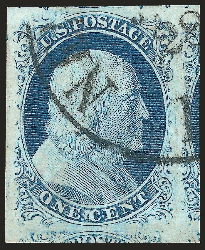Price of US Stamp Scott # 9 - 1852 1c Franklin. Robert Siegel Auction Galleries, Jun 2009, Sale 975, Lot 1120