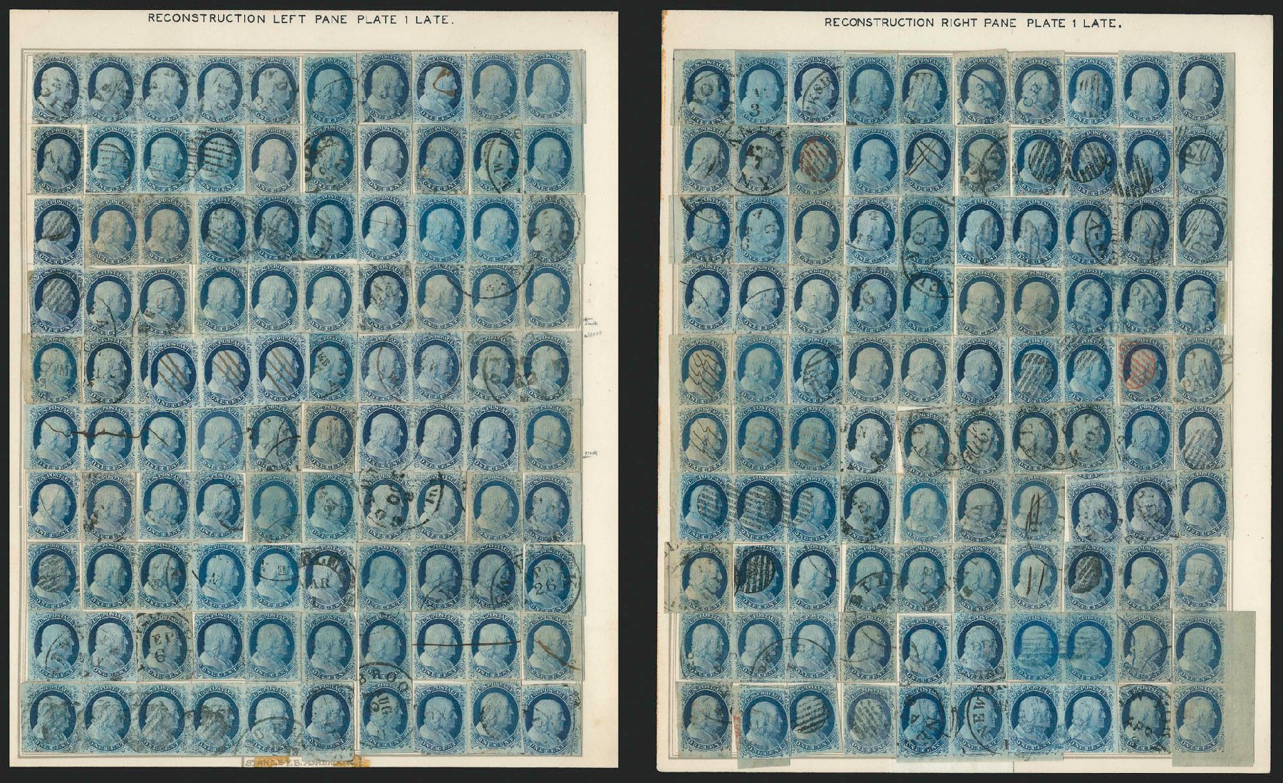 Value of US Stamps Scott Catalogue 9 - 1c 1852 Franklin. Robert Siegel Auction Galleries, Sep 2010, Sale 994, Lot 750