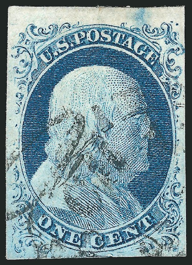 Values of US Stamps Scott # 9 - 1c 1852 Franklin. Robert Siegel Auction Galleries, Sep 2010, Sale 994, Lot 770