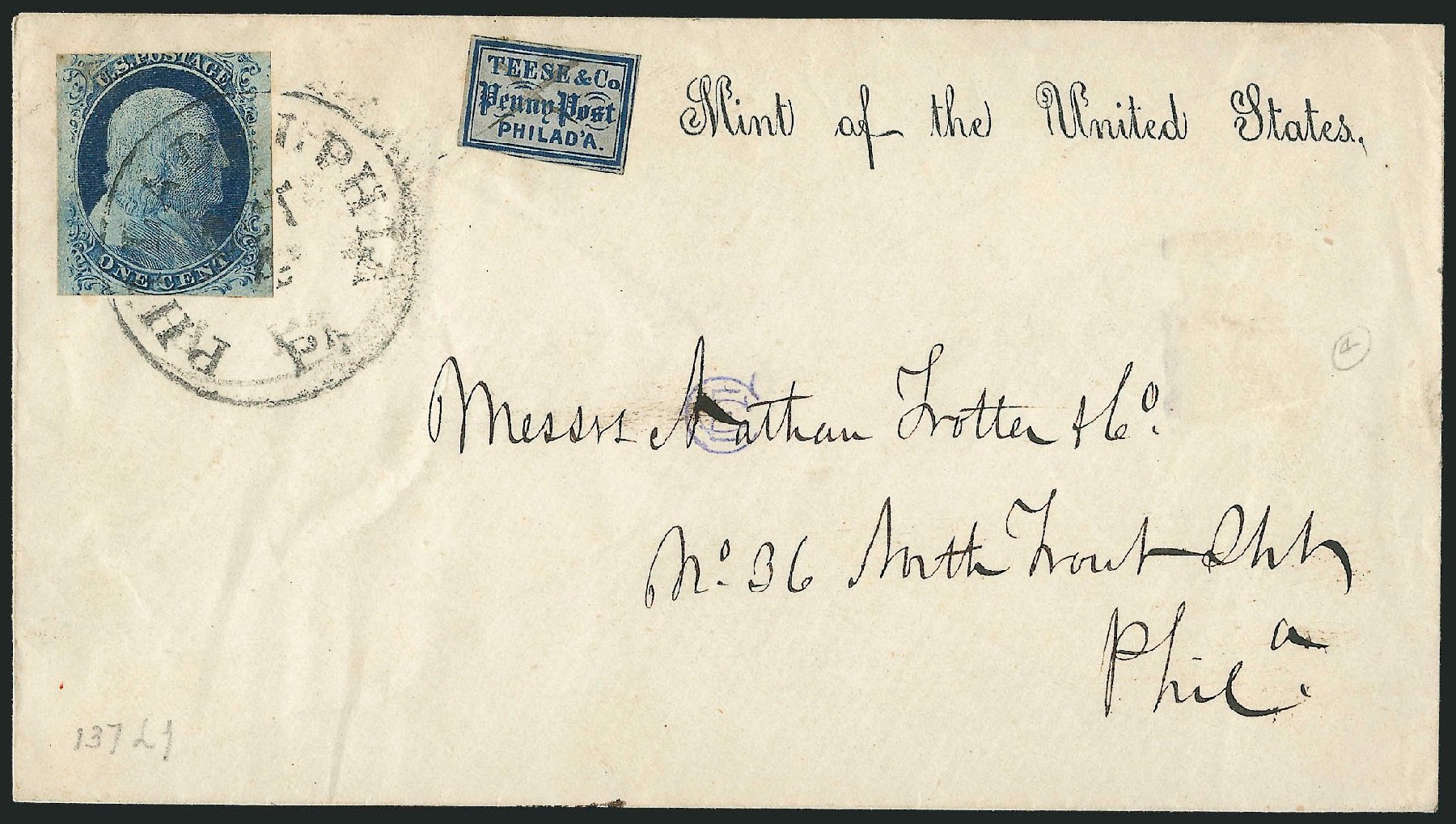 Prices of US Stamp Scott Cat. #9: 1852 1c Franklin. Robert Siegel Auction Galleries, Sep 2010, Sale 994, Lot 880