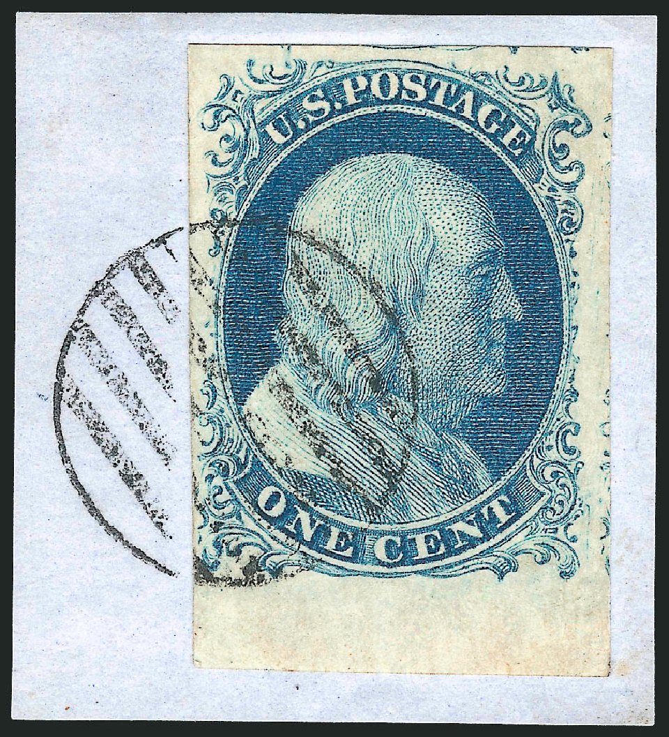 Values of US Stamps Scott #9 - 1852 1c Franklin. Robert Siegel Auction Galleries, Dec 2010, Sale 998, Lot 160