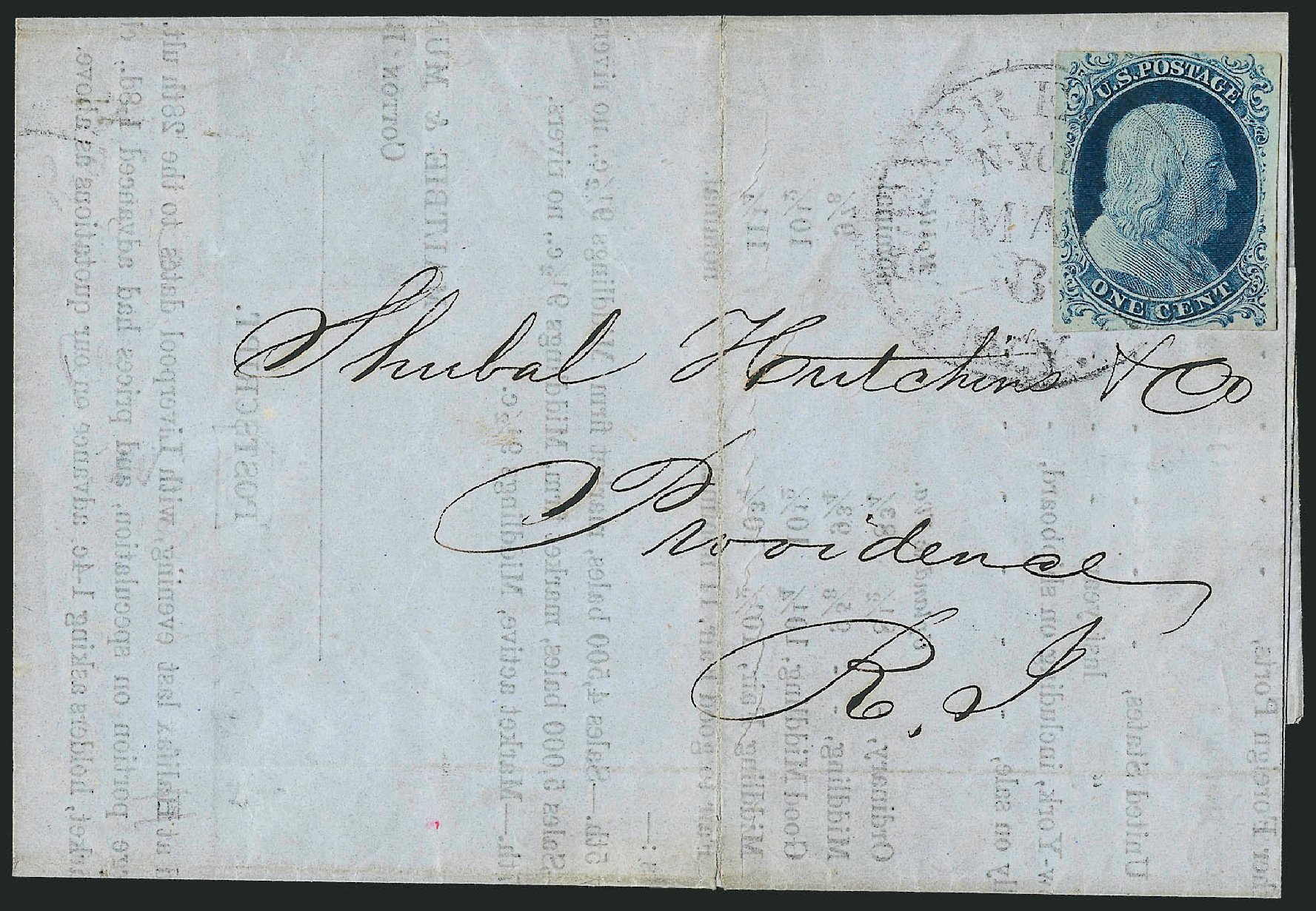 Values of US Stamp Scott 9: 1852 1c Franklin. Robert Siegel Auction Galleries, Dec 2010, Sale 998, Lot 250