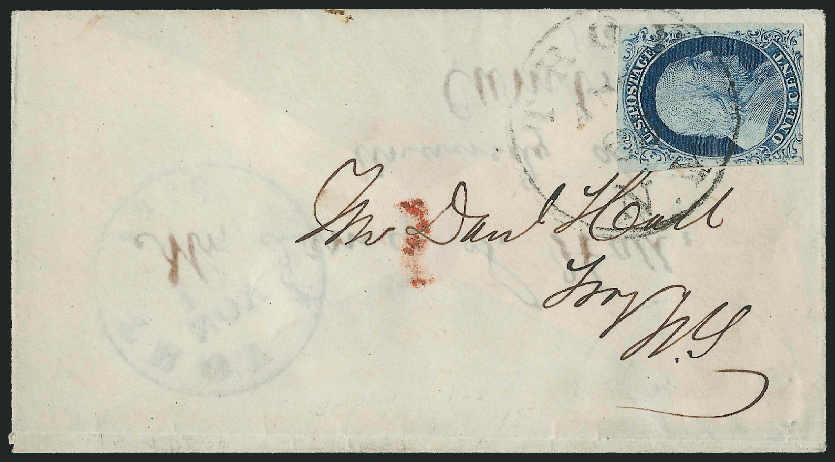 Costs of US Stamp Scott Catalogue #9: 1852 1c Franklin. Robert Siegel Auction Galleries, Dec 2010, Sale 998, Lot 270