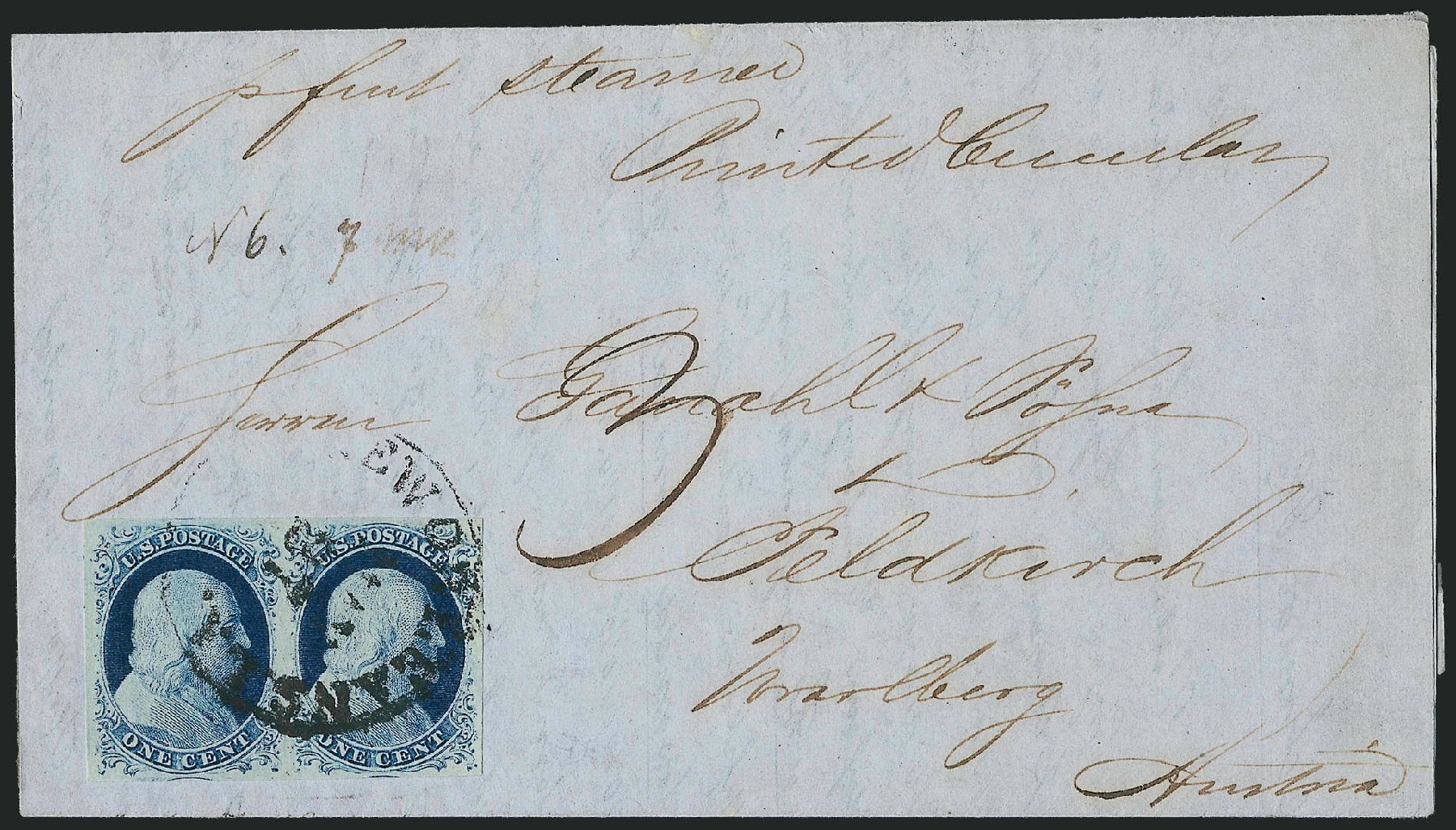 Prices of US Stamps Scott Cat. # 9: 1852 1c Franklin. Robert Siegel Auction Galleries, Dec 2010, Sale 998, Lot 300