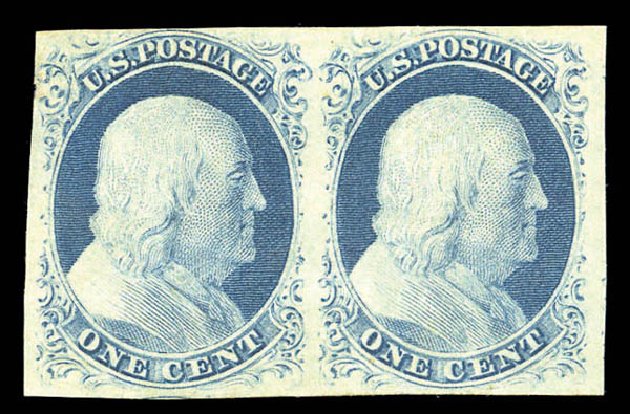 Value of US Stamp Scott Catalogue #9: 1852 1c Franklin. Matthew Bennett International, Sep 2010, Sale 333, Lot 3281