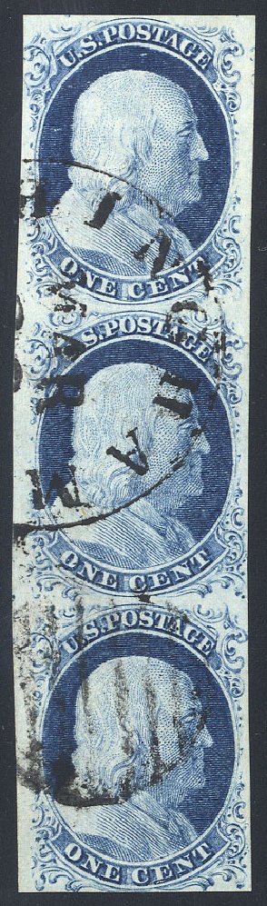 Price of US Stamps Scott 9 - 1852 1c Franklin. Cherrystone Auctions, Mar 2009, Sale 200903, Lot 21