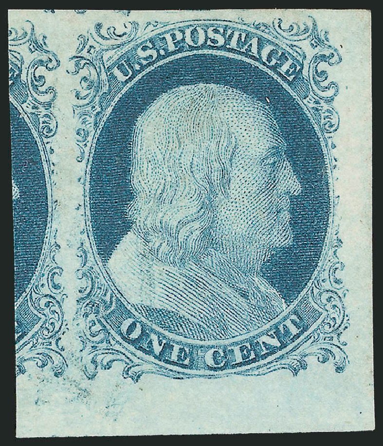 US Stamps Prices Scott Catalog # 9: 1c 1852 Franklin. Robert Siegel Auction Galleries, Nov 2013, Sale 1061, Lot 3361