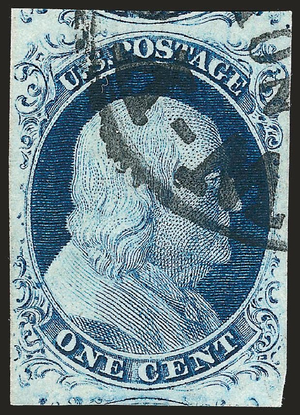 US Stamps Value Scott 9 - 1852 1c Franklin. Robert Siegel Auction Galleries, Oct 2008, Sale 963, Lot 121