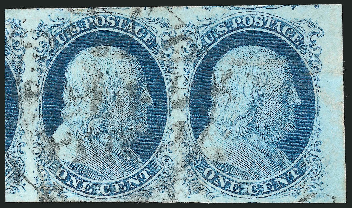 Values of US Stamps Scott Catalog #9: 1852 1c Franklin. Robert Siegel Auction Galleries, Sep 2009, Sale 976, Lot 1131