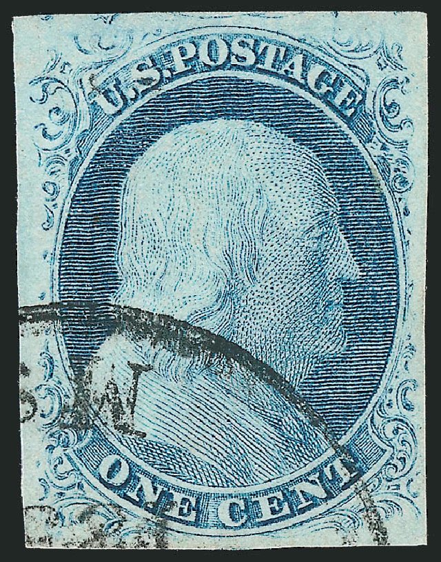 Cost of US Stamp Scott Cat. # 9: 1852 1c Franklin. Robert Siegel Auction Galleries, Sep 2010, Sale 994, Lot 811