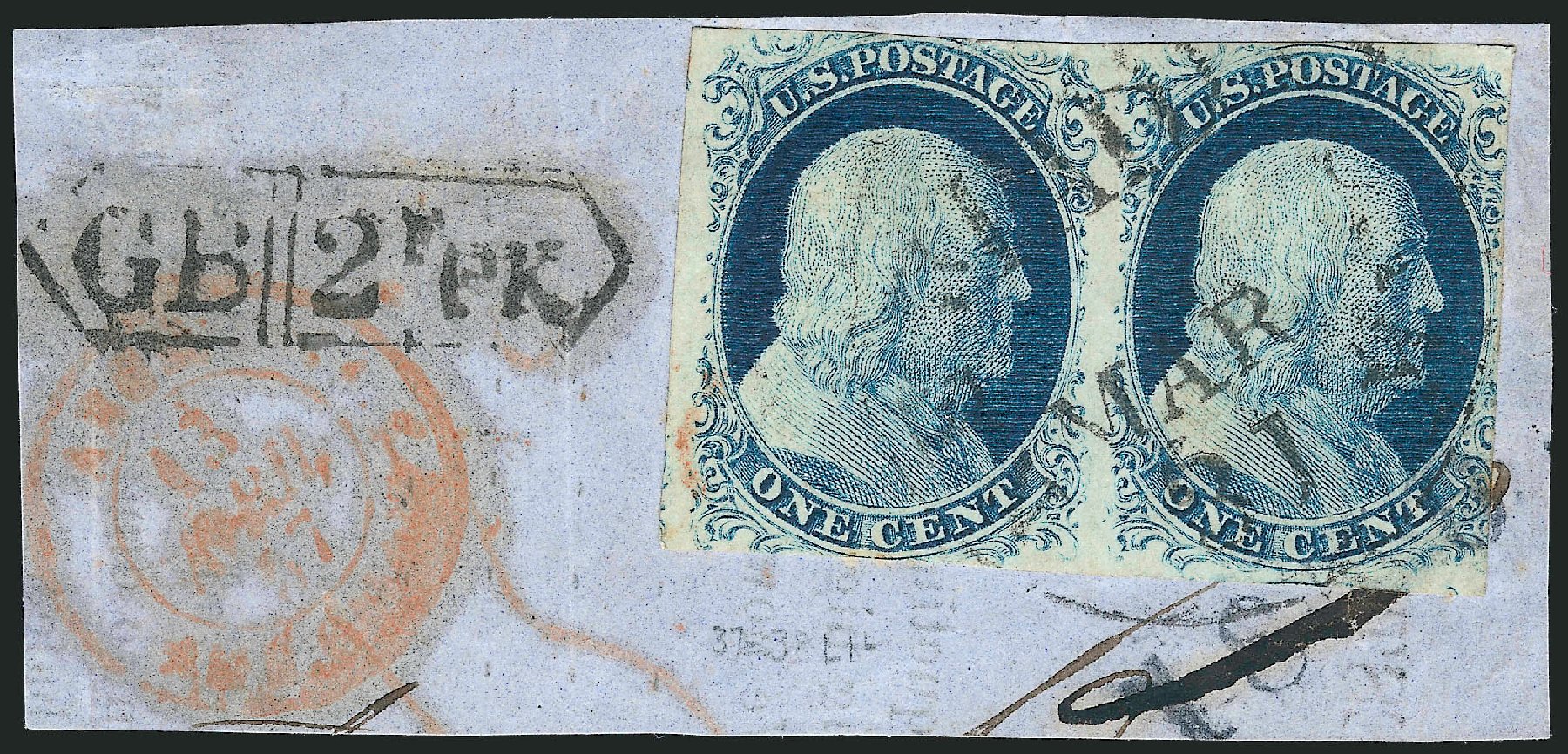 Value of US Stamps Scott #9: 1c 1852 Franklin. Robert Siegel Auction Galleries, Sep 2010, Sale 994, Lot 851
