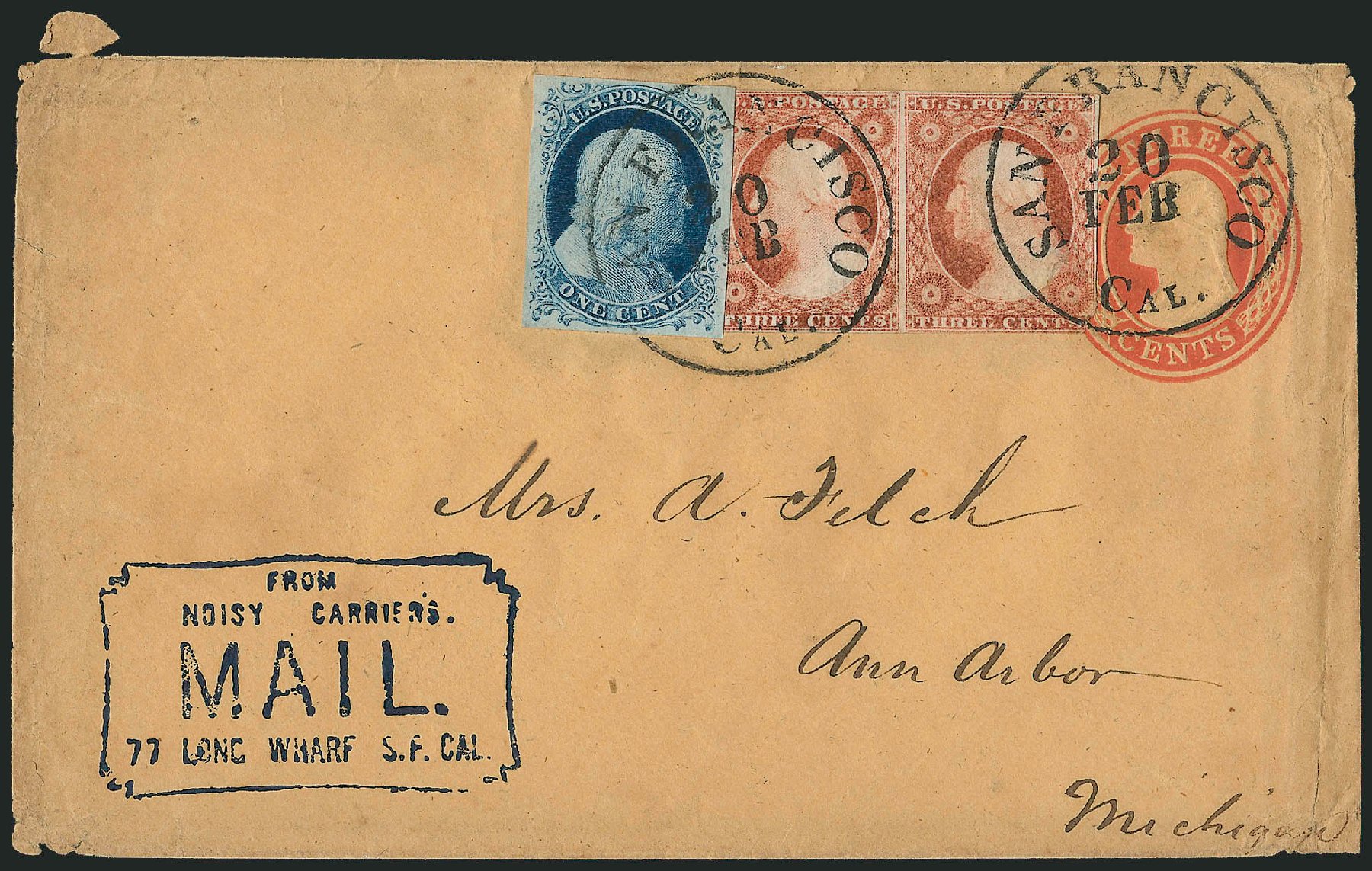 US Stamps Price Scott Cat. # 9 - 1c 1852 Franklin. Robert Siegel Auction Galleries, Sep 2010, Sale 994, Lot 891