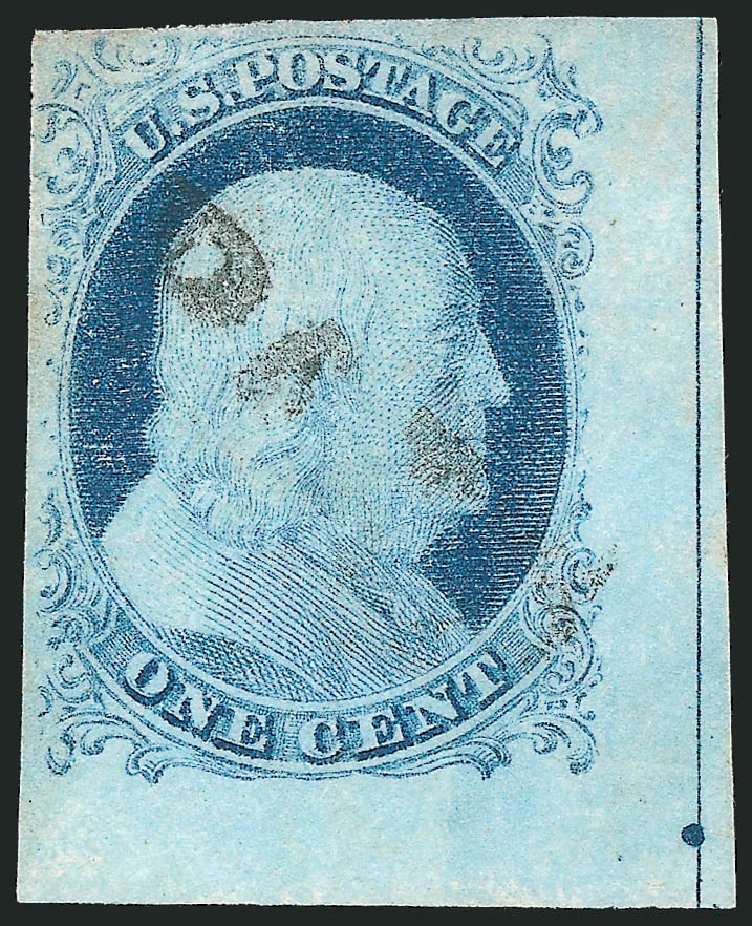 Values of US Stamp Scott Catalog #9: 1c 1852 Franklin. Robert Siegel Auction Galleries, Nov 2013, Sale 1061, Lot 3364