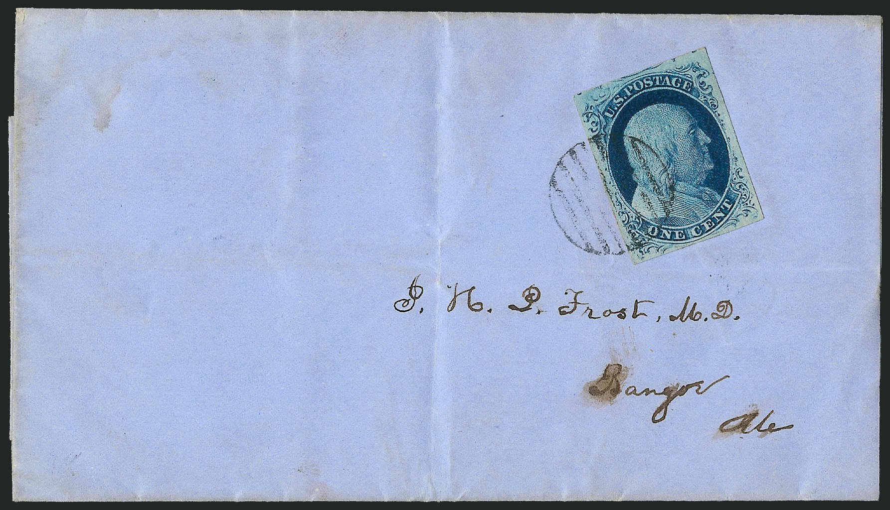 Value of US Stamps Scott 9: 1852 1c Franklin. Robert Siegel Auction Galleries, Jun 2015, Sale 1105, Lot 2524