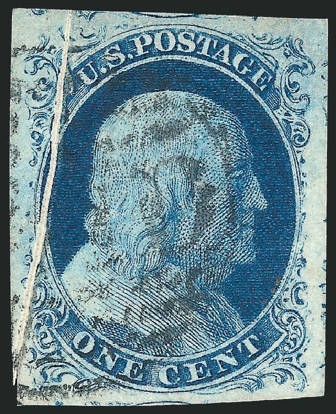 Prices of US Stamp Scott Cat. 9: 1c 1852 Franklin. Robert Siegel Auction Galleries, Sep 2010, Sale 994, Lot 834