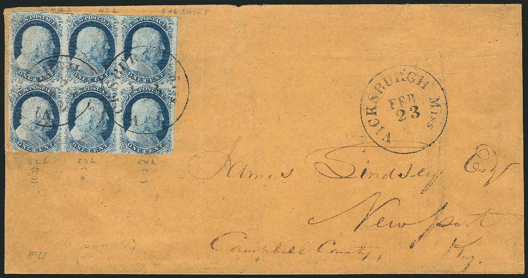 Costs of US Stamps Scott #9 - 1852 1c Franklin. Robert Siegel Auction Galleries, Sep 2010, Sale 994, Lot 884