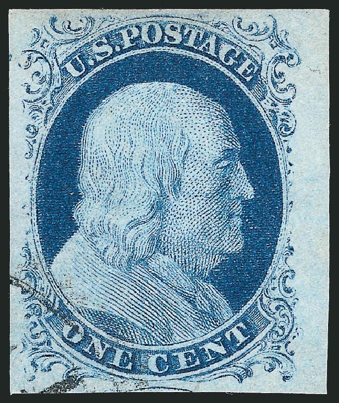 Cost of US Stamps Scott Cat. # 9: 1852 1c Franklin. Robert Siegel Auction Galleries, Dec 2010, Sale 998, Lot 144