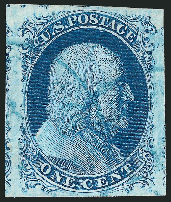 Price of US Stamp Scott Catalog # 9: 1c 1852 Franklin. Robert Siegel Auction Galleries, Dec 2010, Sale 998, Lot 194