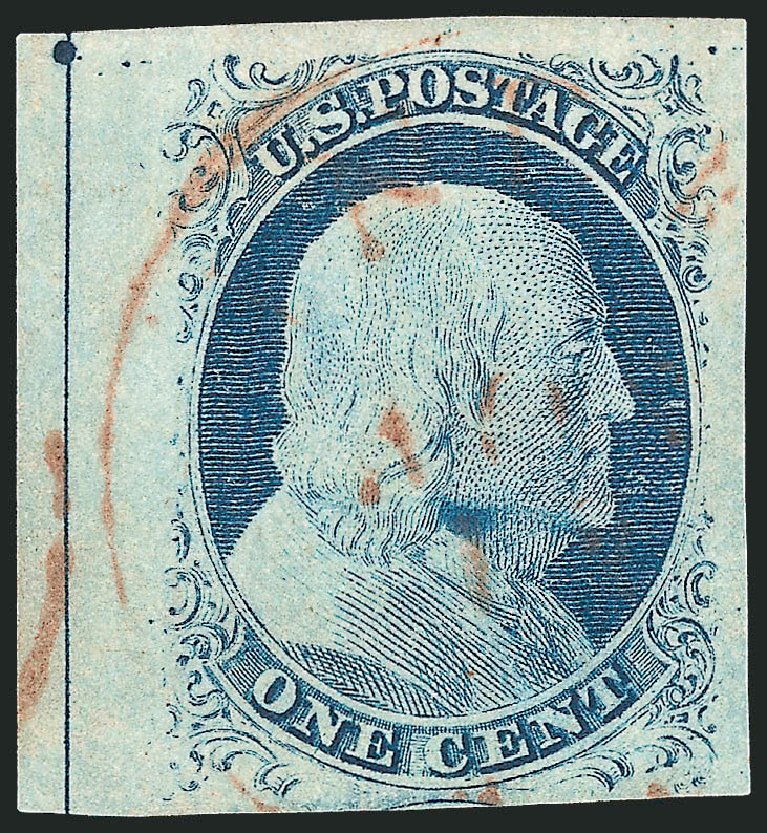 Prices of US Stamps Scott Cat. # 9 - 1c 1852 Franklin. Robert Siegel Auction Galleries, Dec 2010, Sale 998, Lot 74